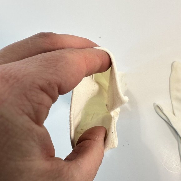 Vintage Van Raalte Formal White Ladies Women’s Gloves Wrist - Picture 5 of 5